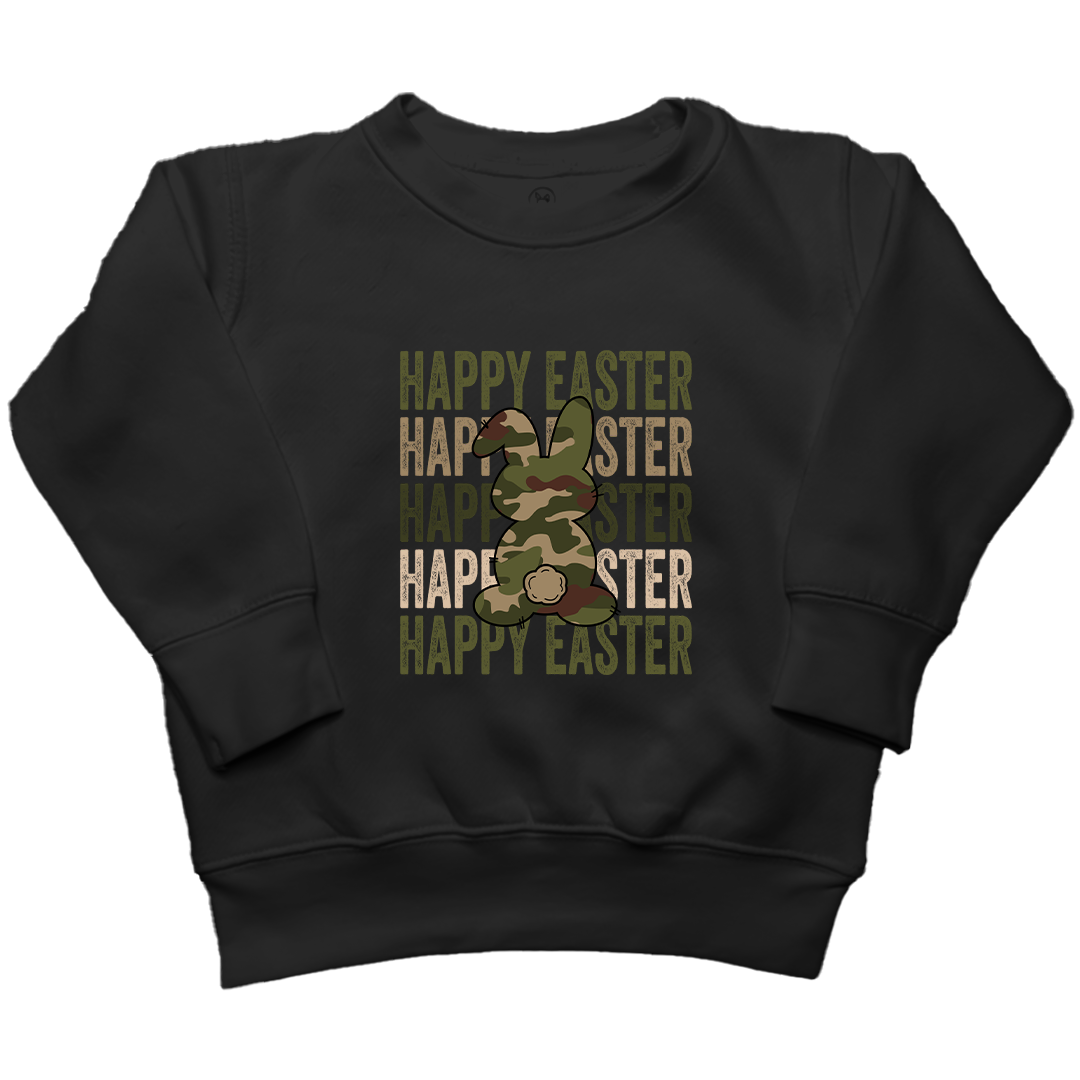 Happy Easter Kids Crew Neck Sweatshirt