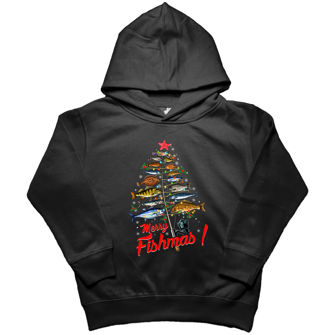 Merry Fishmas Toddler Hoodie