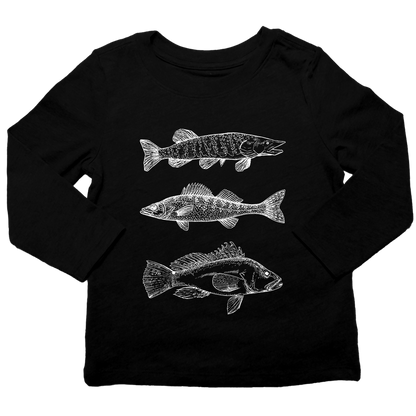 Midwest Fish Toddler Long Sleeve Tee