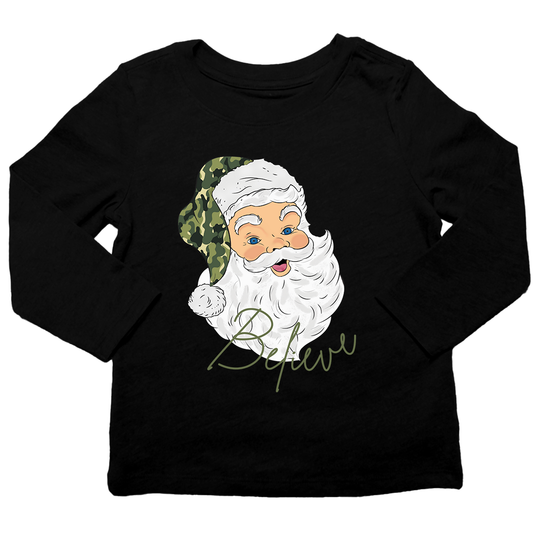 Believe in Santa Toddler Long Sleeve Tee