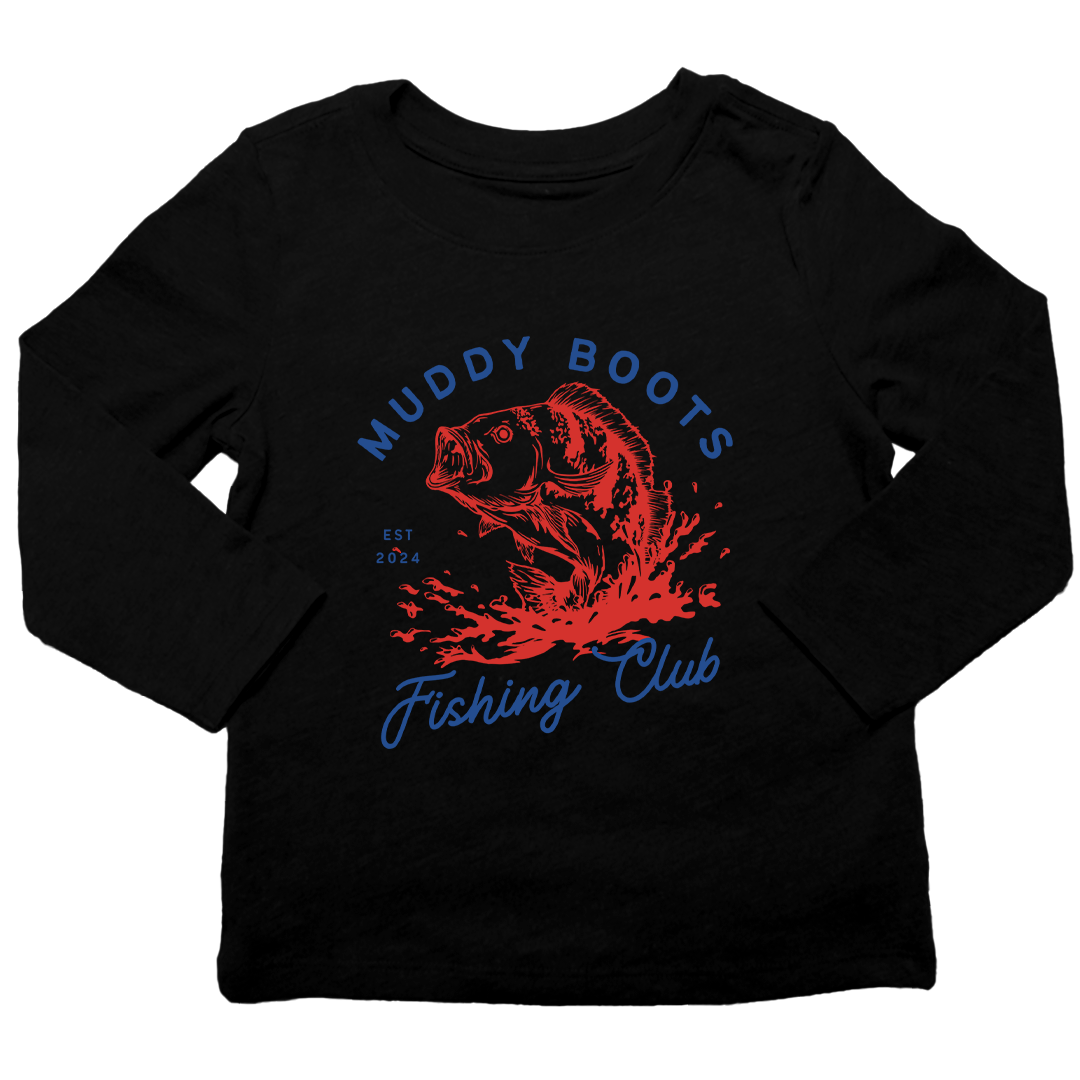 MB Fishing Club Kids Long Sleeve Tee