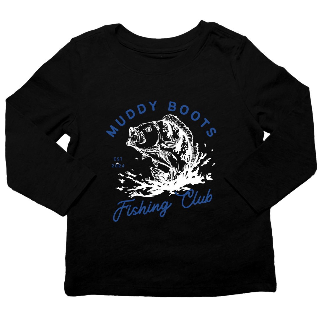 MB Fishing Club Kids Long Sleeve Tee