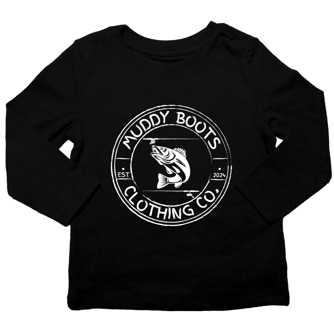 Rod Bending Kids Long Sleeve Tee