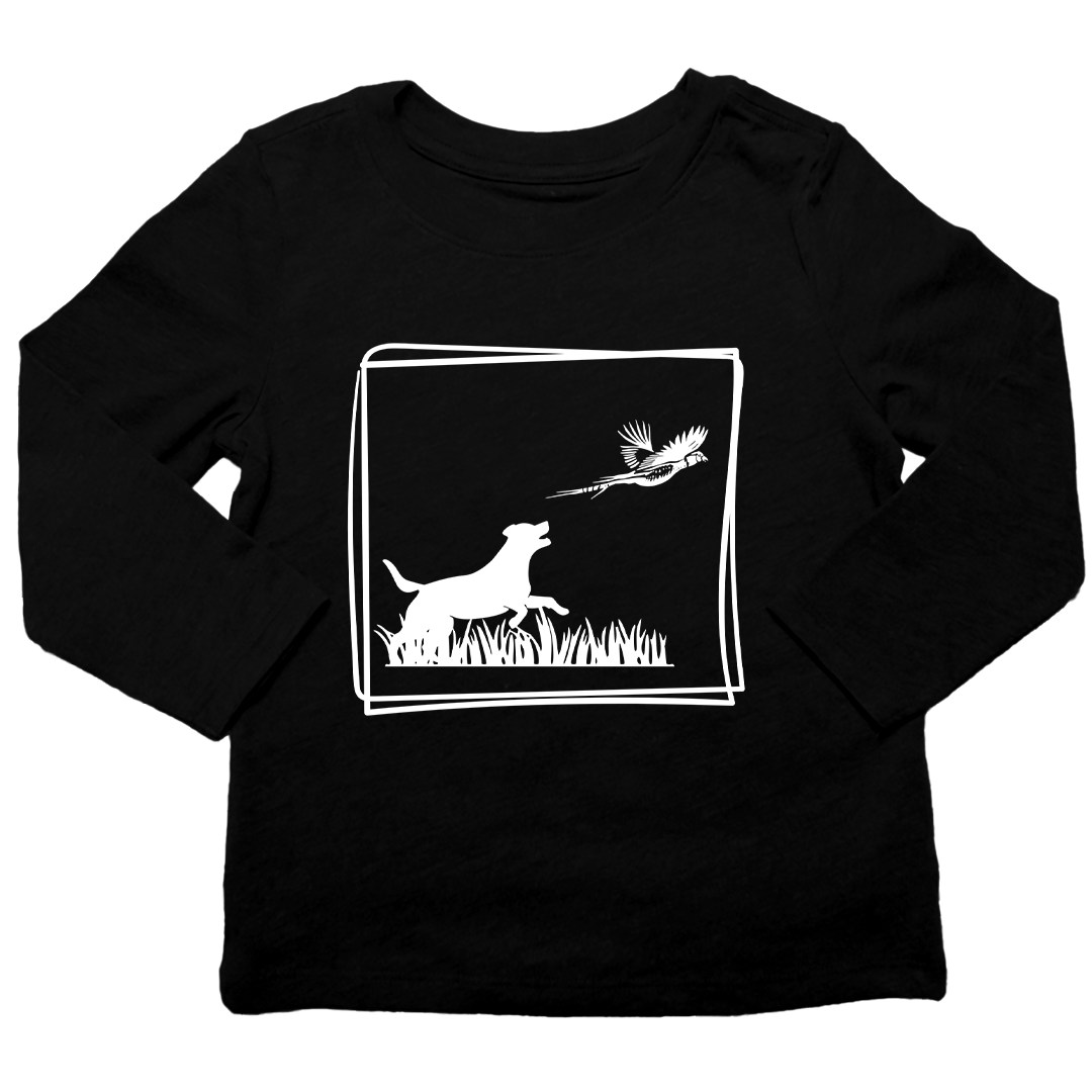 Pheasant Flush Toddler Long Sleeve Tee