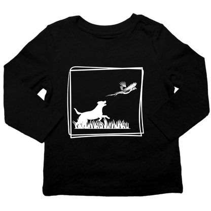 Pheasant Flush Toddler Long Sleeve Tee