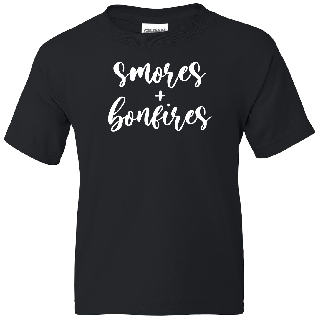 S'mores And Bonfires Kids Tee