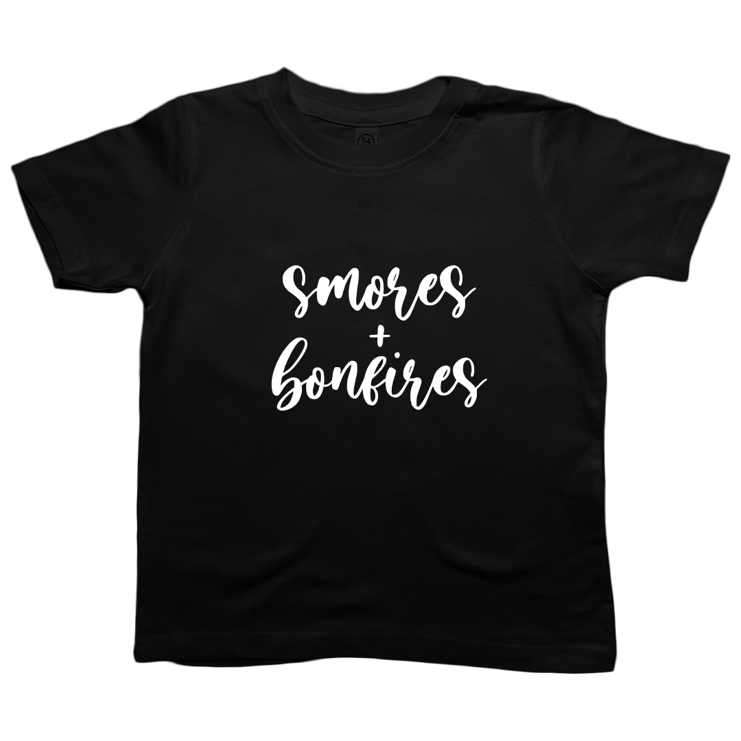 Smores And Bonfires Kids Tee