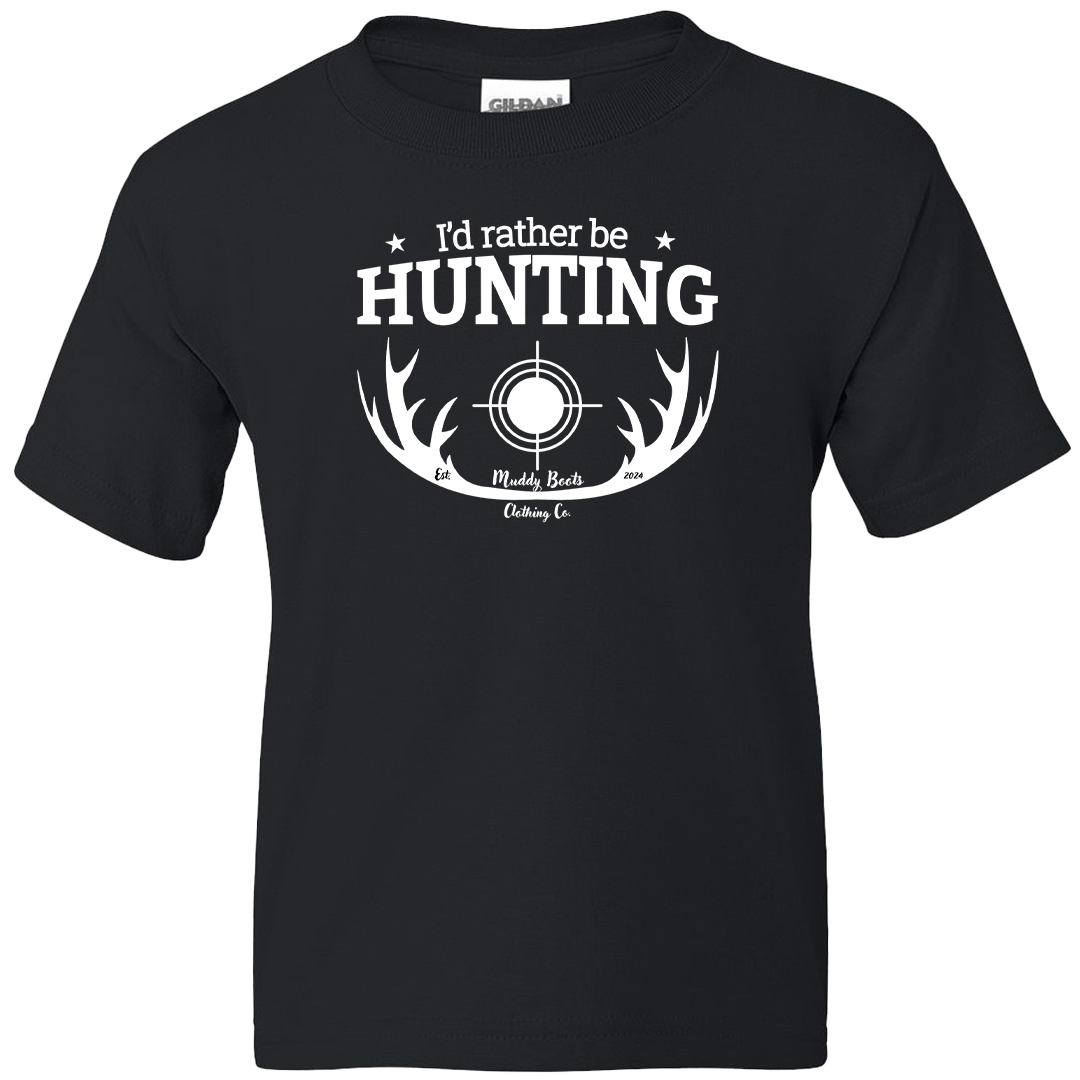I'd Rather be Hunting Kids Tee