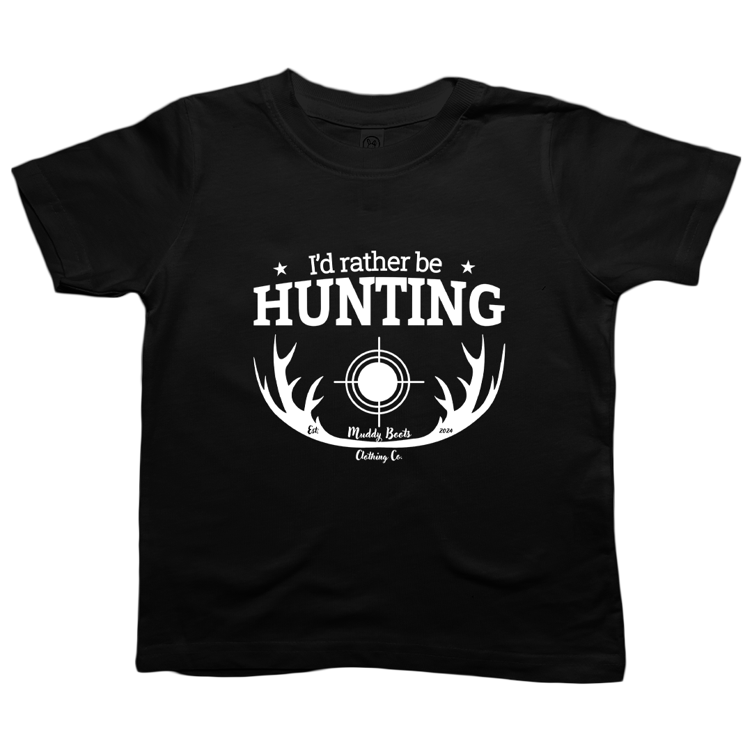 I'd Rather be Hunting Kids Tee