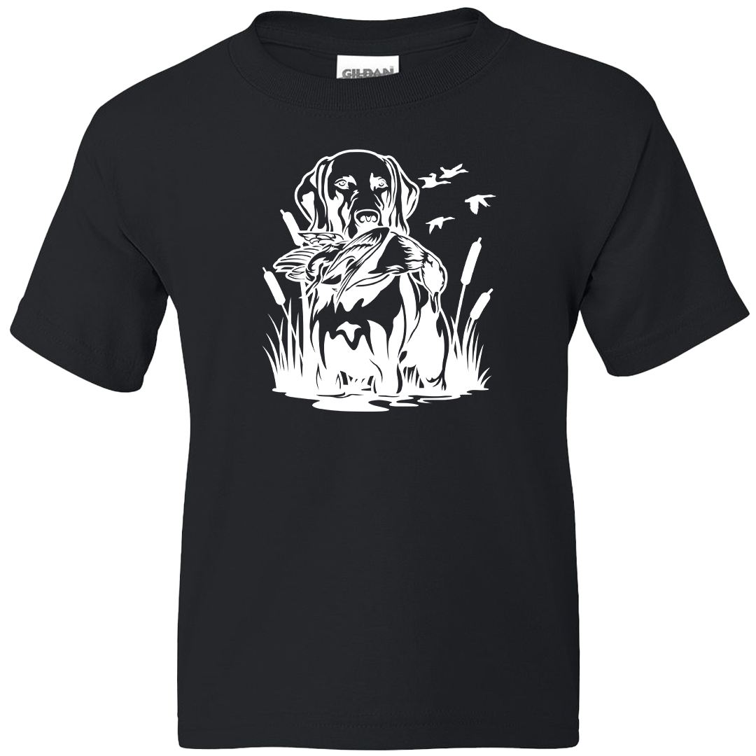 Duck Hunting Dog Adult Tee