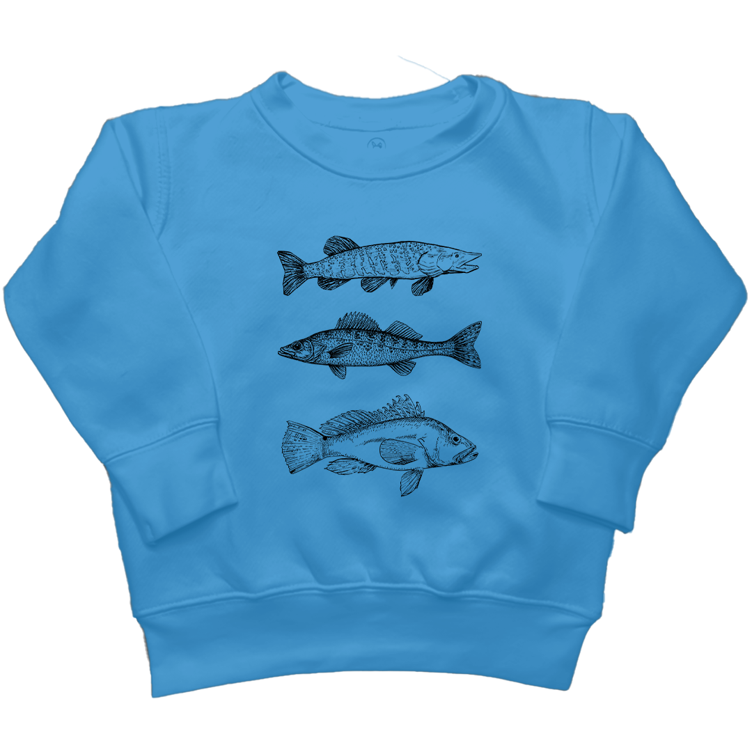 Midwest Fish Kids Crew Neck Sweatshirt