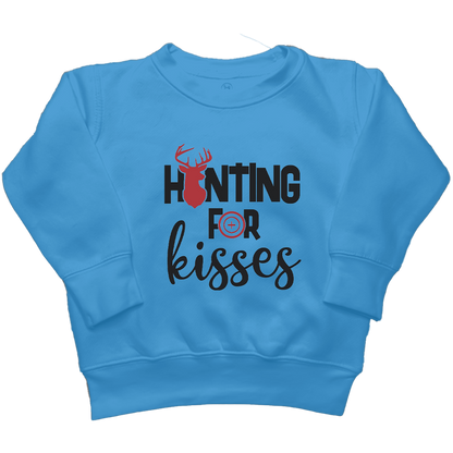 Hunting For Kisses Kids Crew Neck Sweatshirt