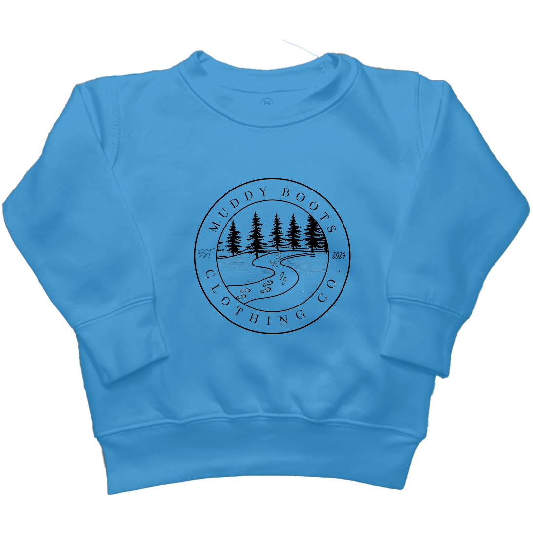 Muddy Trails Kids Crew Neck Sweatshirt