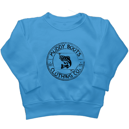 Rod Bending Kids Crew Neck Sweatshirt