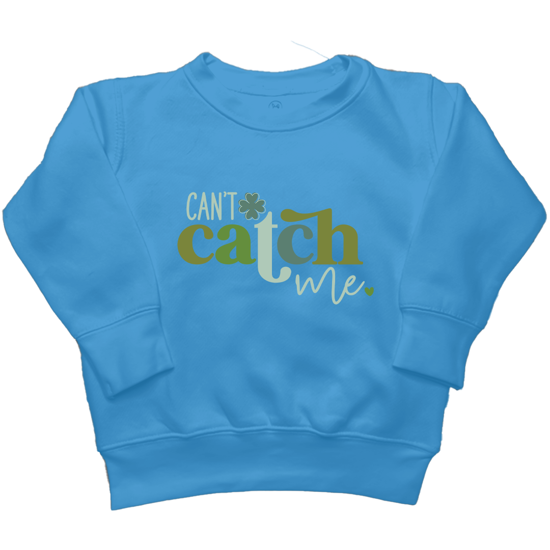 Can't Catch Me Kids Crew Neck Sweatshirt