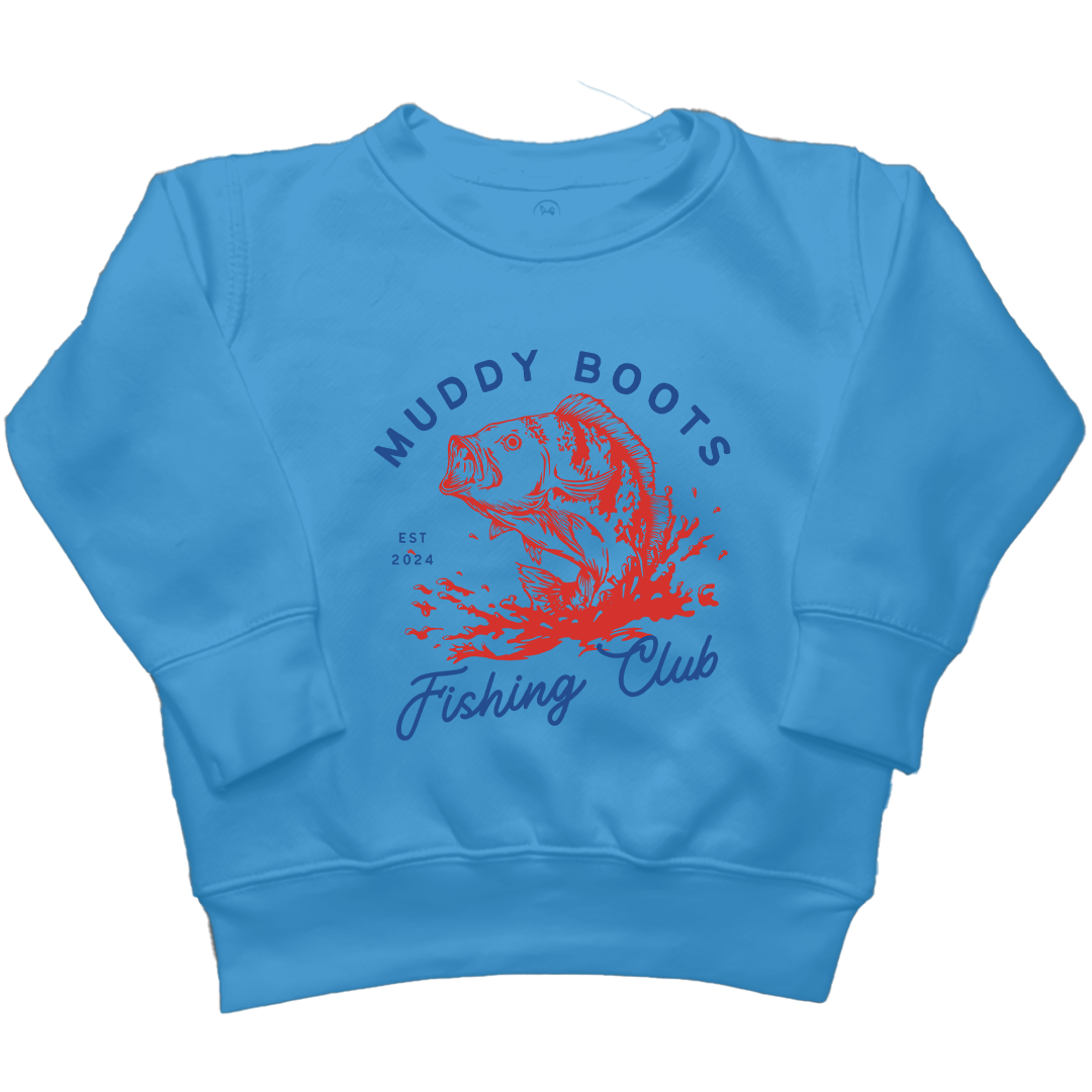 MB Fishing Club Kids Crew Neck Sweatshirt