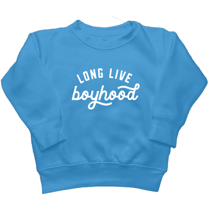 Long Live Boyhood Kids Crew Neck Sweatshirt