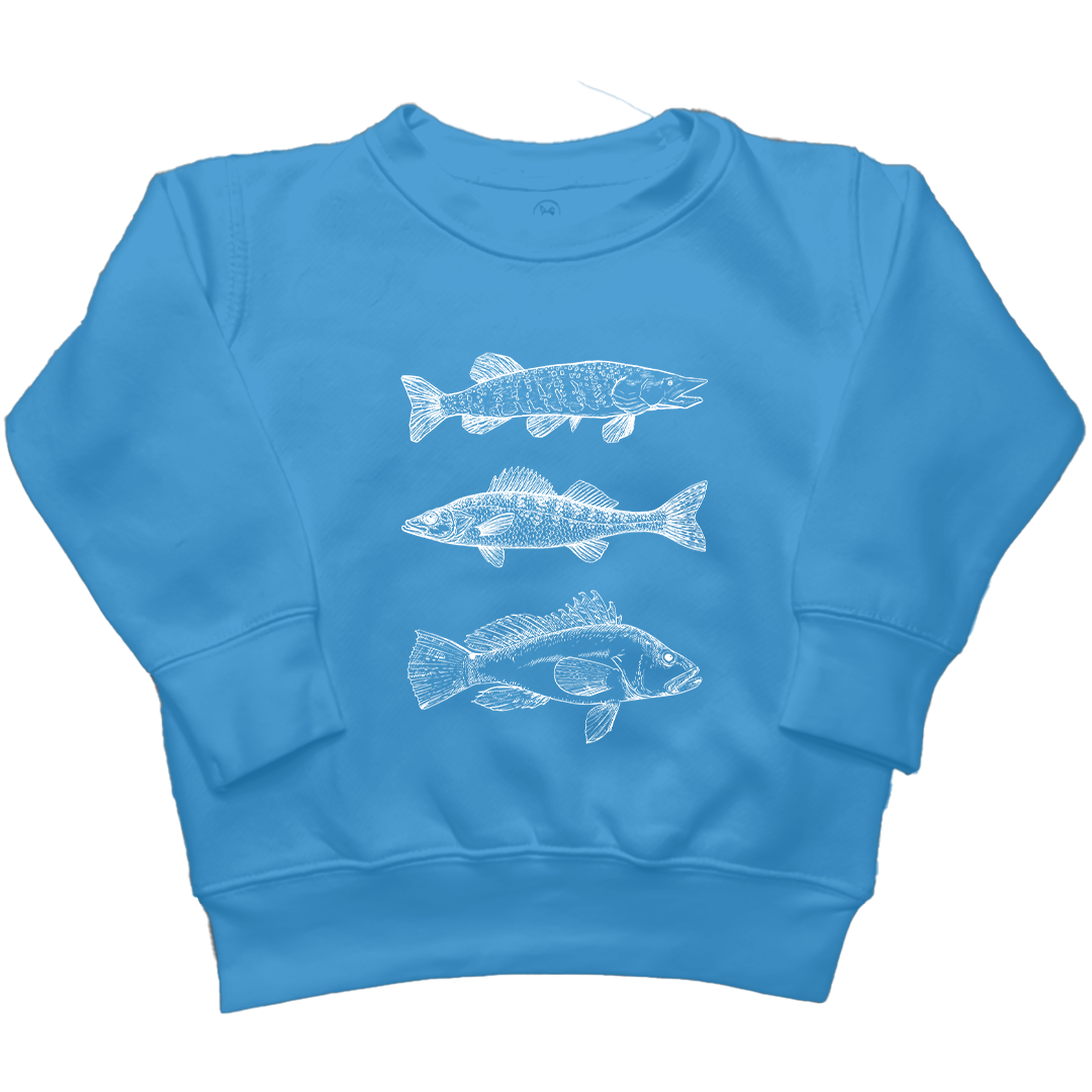 Midwest Fish Kids Crew Neck Sweatshirt