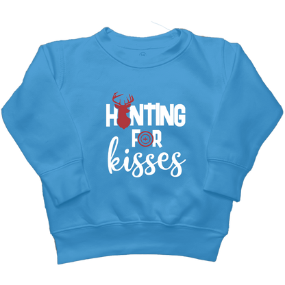 Hunting For Kisses Kids Crew Neck Sweatshirt