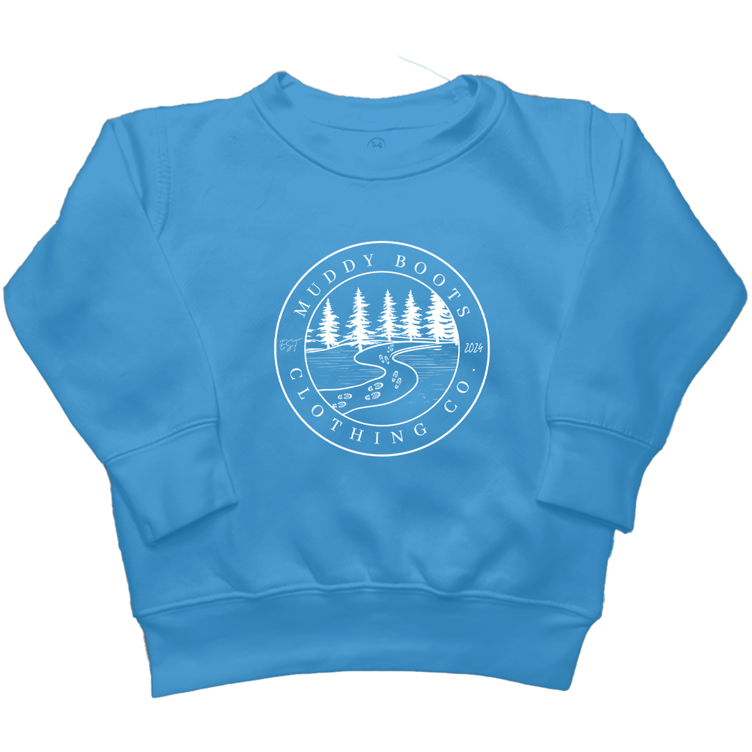 Muddy Trails Kids Crew Neck Sweatshirt