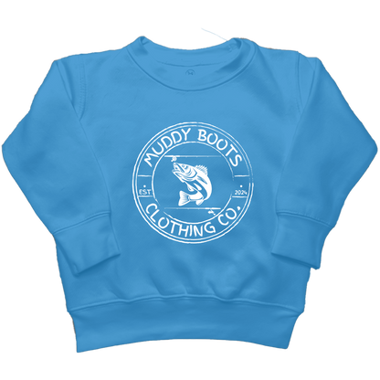 Rod Bending Kids Crew Neck Sweatshirt