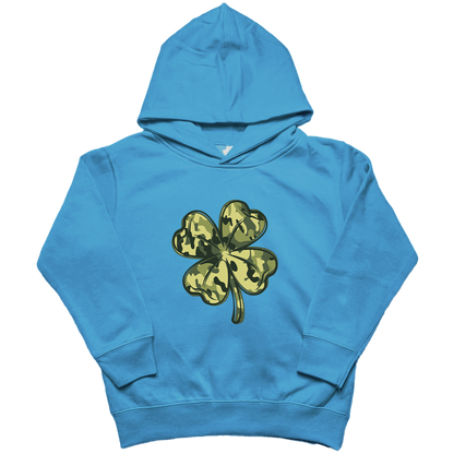 Camo Clover Kids Hoodie