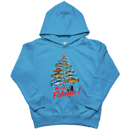 Merry Fishmas Kids Hoodie