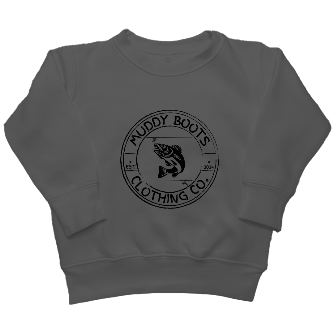 Rod Bending Kids Crew Neck Sweatshirt