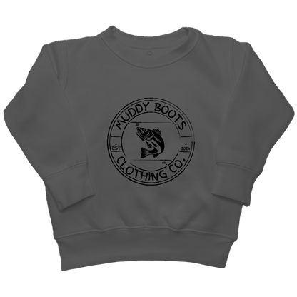 Rod Bending Kids Crew Neck Sweatshirt