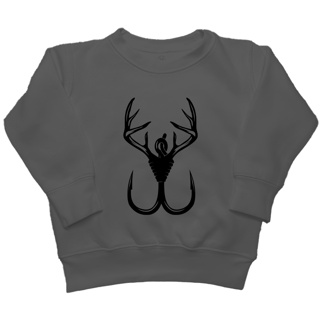 Antler Hook Kids Crew Neck Sweatshirt