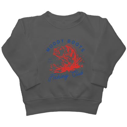 MB Fishing Club Kids Crew Neck Sweatshirt