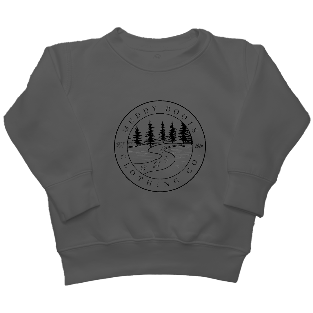 Muddy Trails Kids Crew Neck Sweatshirt