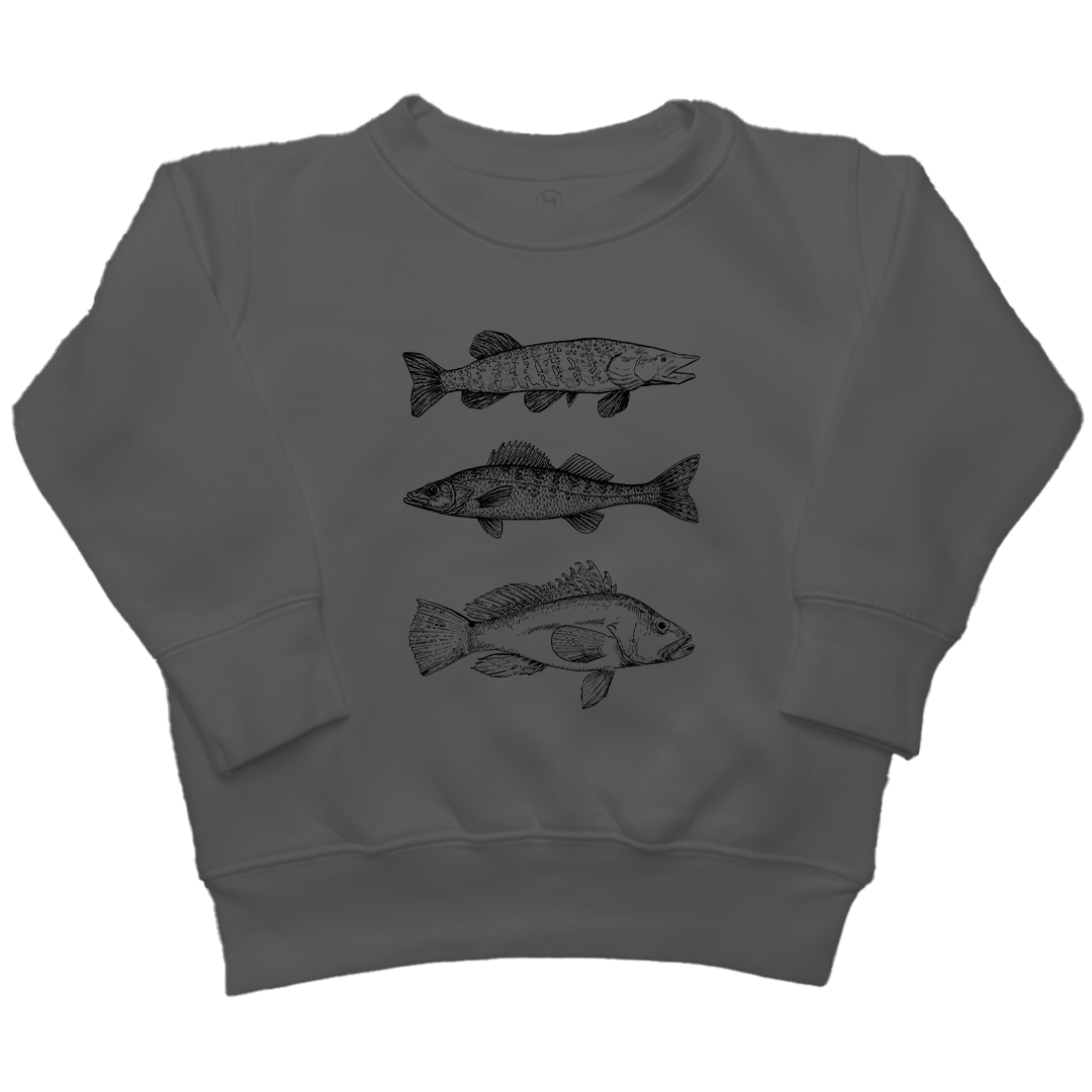 Midwest Fish Kids Crew Neck Sweatshirt