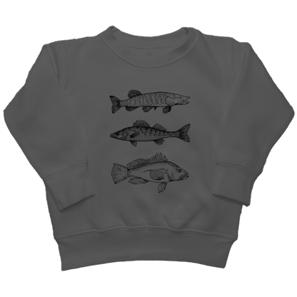 Midwest Fish Kids Crew Neck Sweatshirt