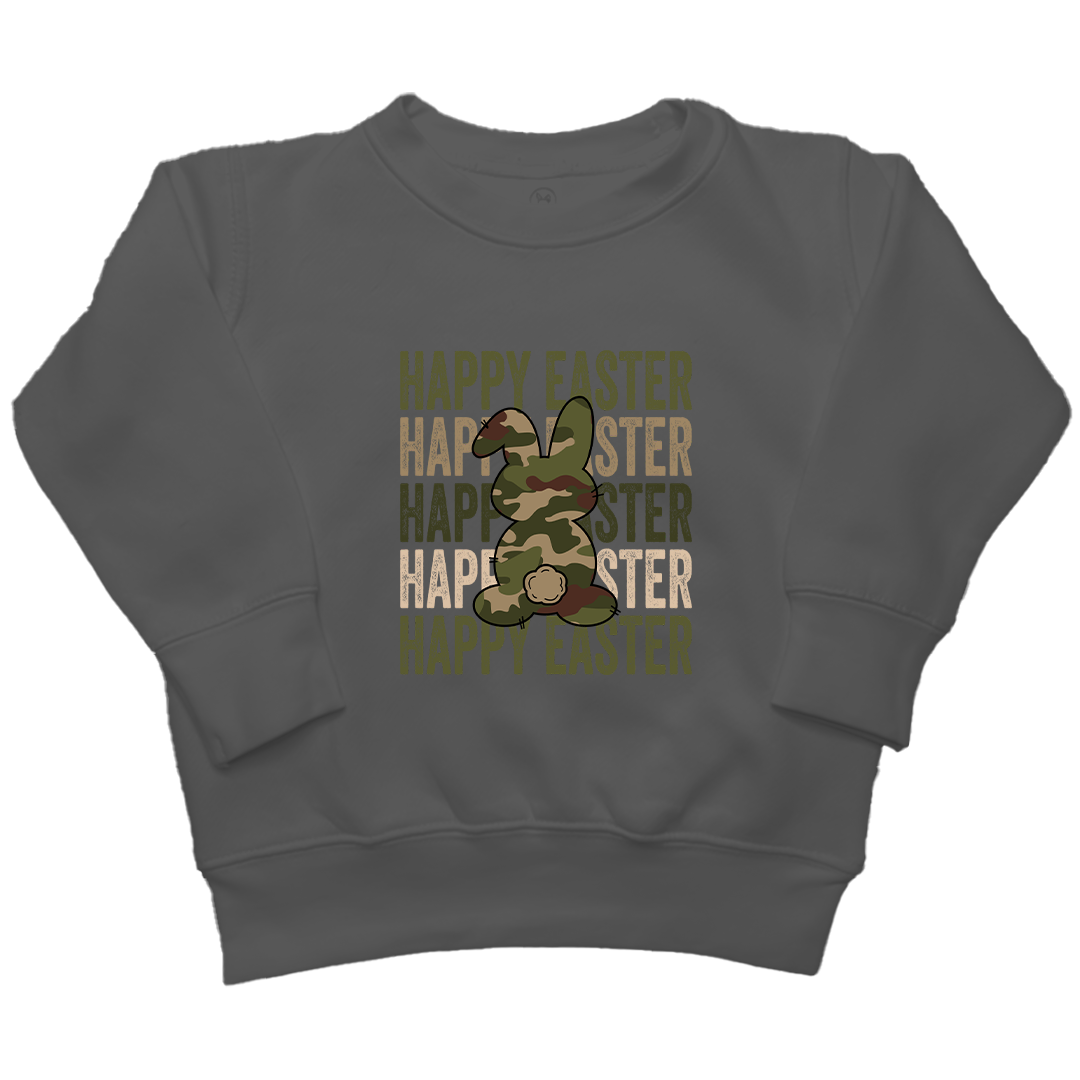 Happy Easter Kids Crew Neck Sweatshirt