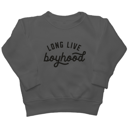 Long Live Boyhood Kids Crew Neck Sweatshirt