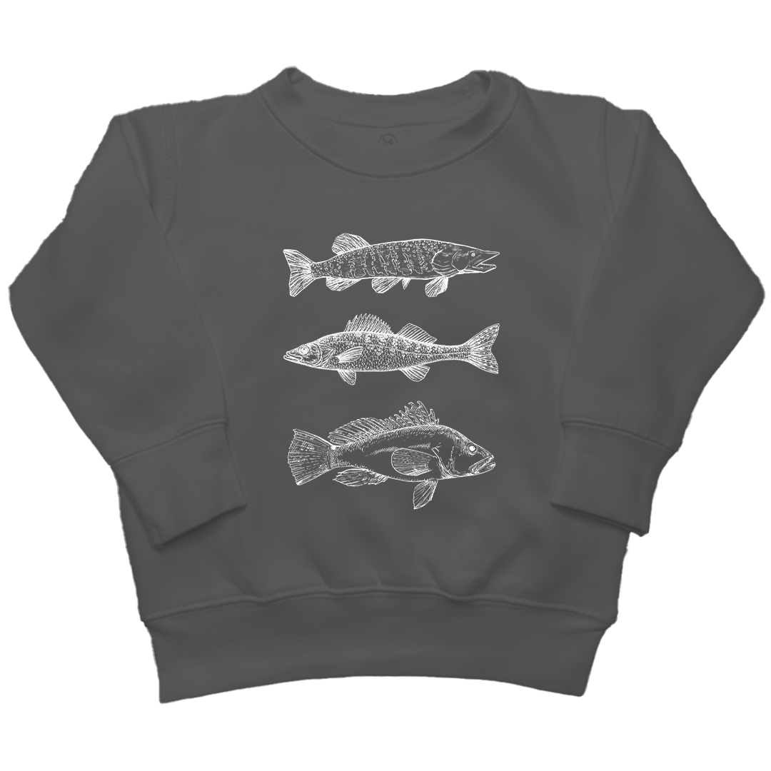 Midwest Fish Kids Crew Neck Sweatshirt