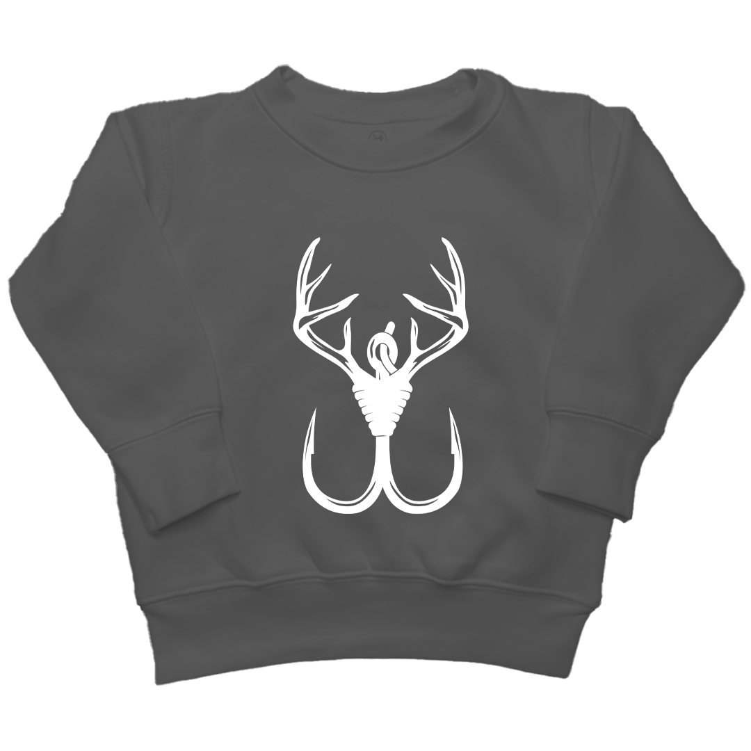 Antler Hook Kids Crew Neck Sweatshirt