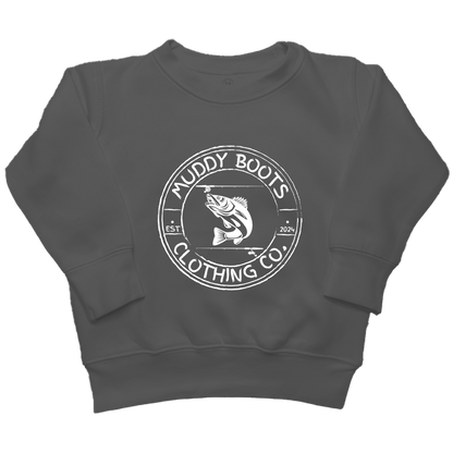 Rod Bending Kids Crew Neck Sweatshirt