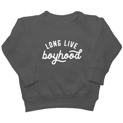 Long Live Boyhood Kids Crew Neck Sweatshirt