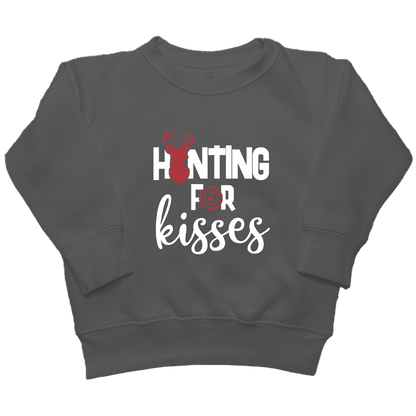 Hunting For Kisses Kids Crew Neck Sweatshirt