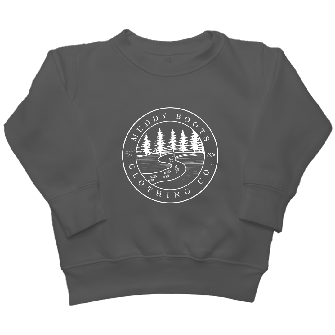 Muddy Trails Kids Crew Neck Sweatshirt