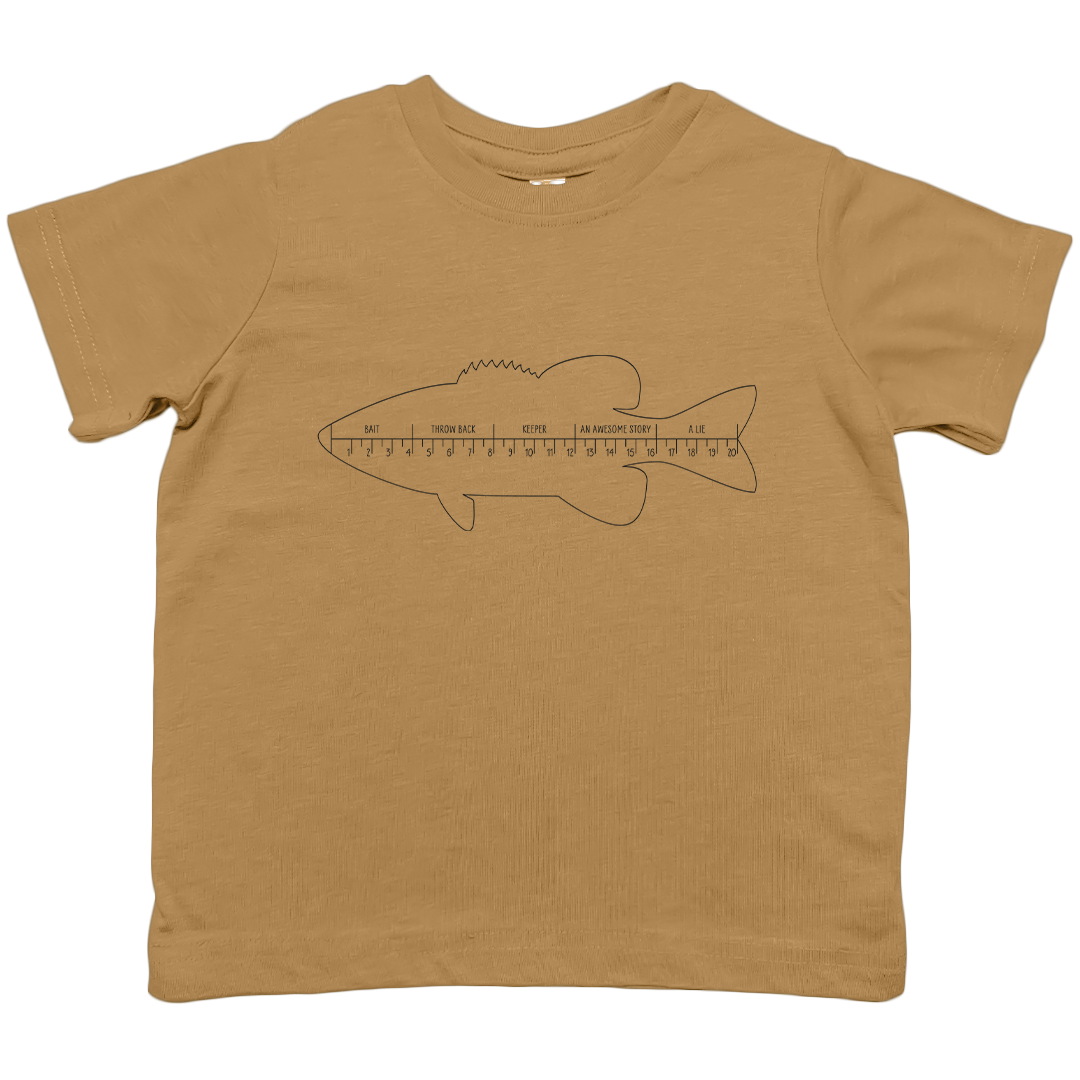 Fishing Ruler Toddler Tee