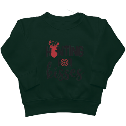 Hunting For Kisses Kids Crew Neck Sweatshirt