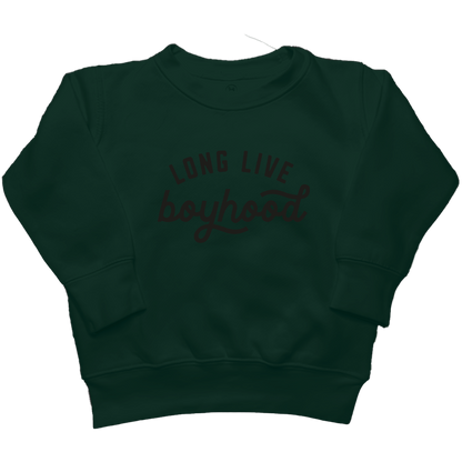 Long Live Boyhood Kids Crew Neck Sweatshirt