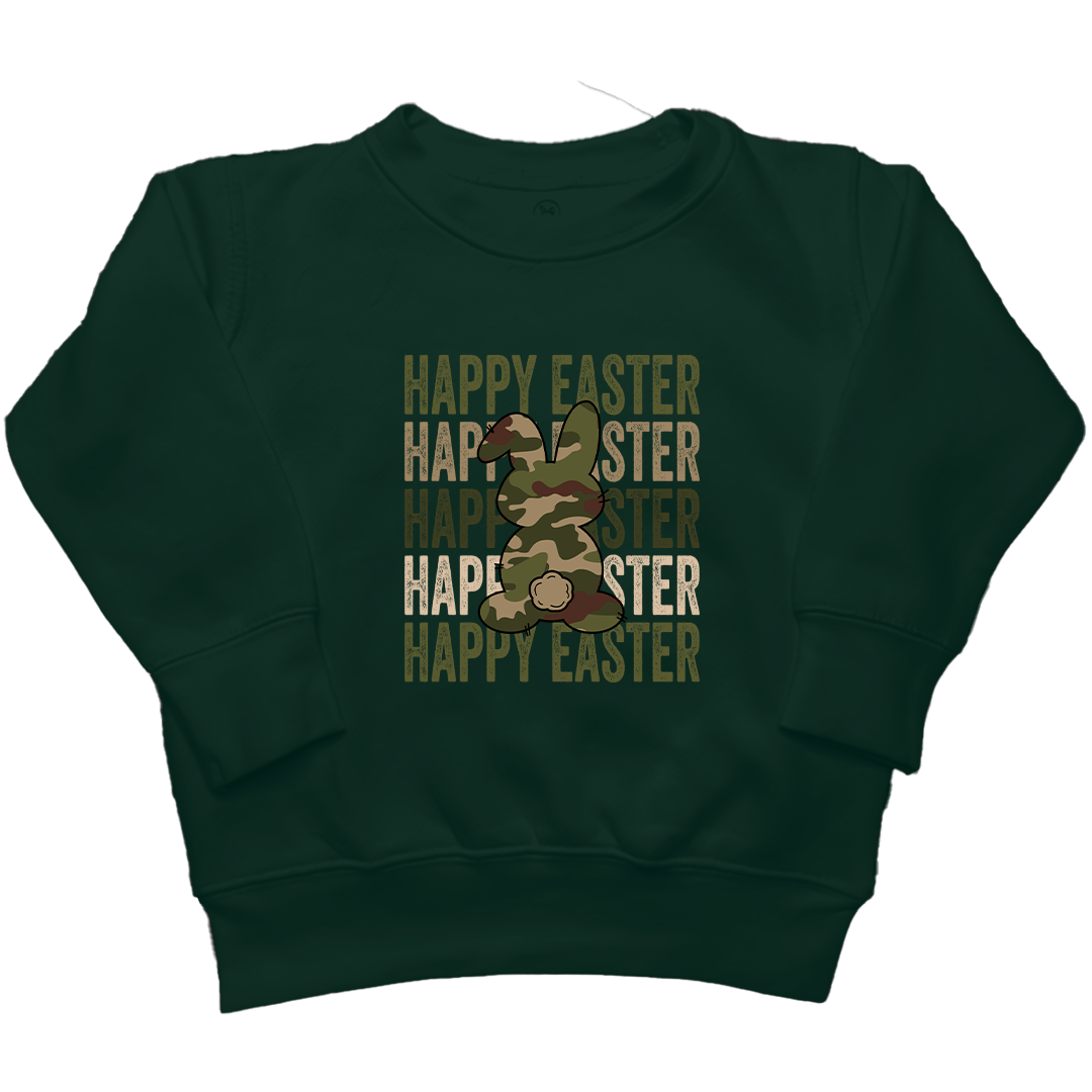 Happy Easter Kids Crew Neck Sweatshirt