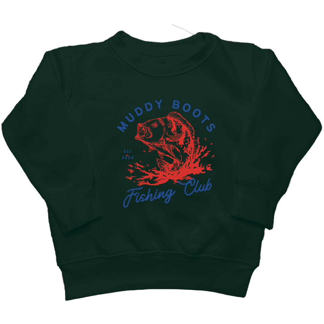 MB Fishing Club Kids Crew Neck Sweatshirt