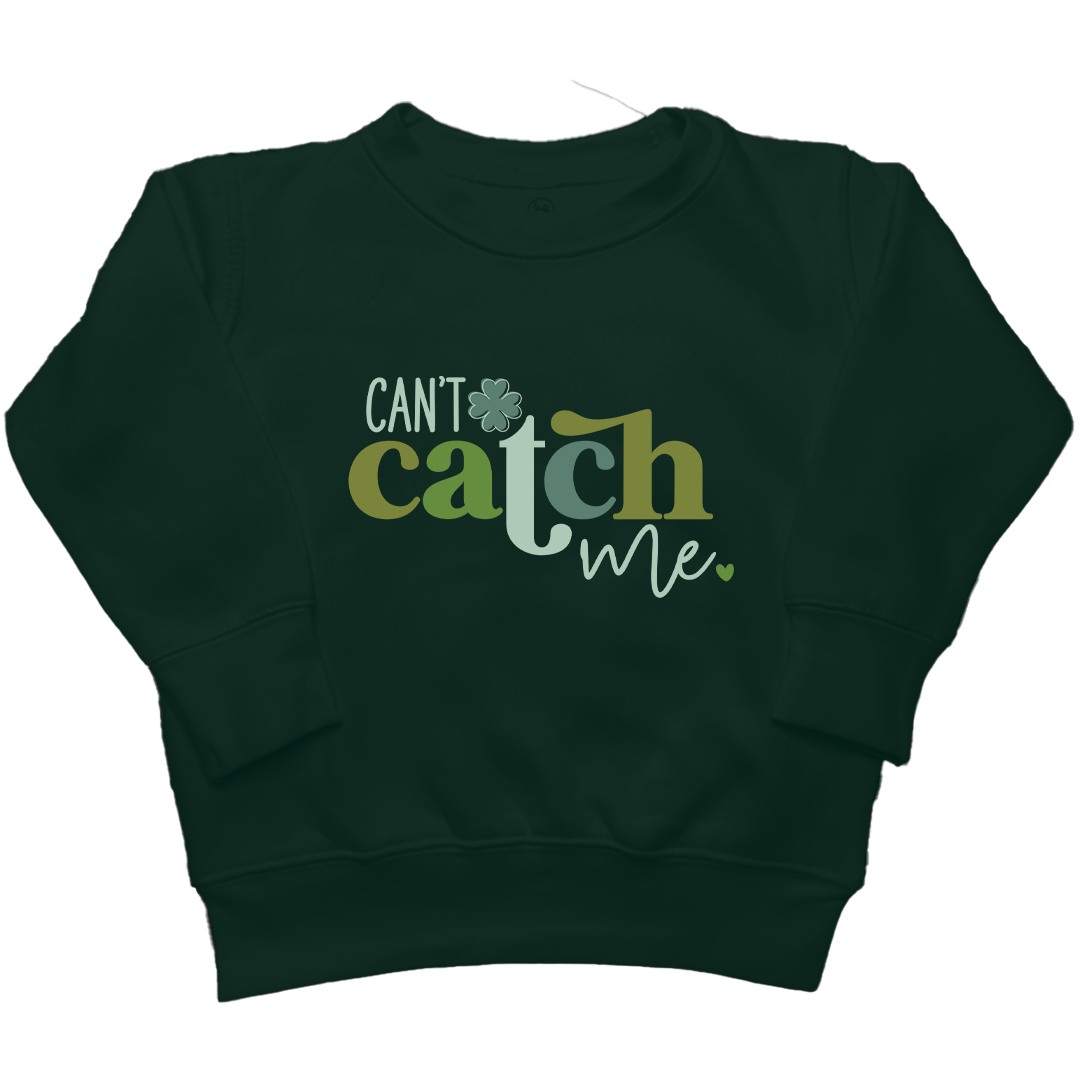 Can't Catch Me Kids Crew Neck Sweatshirt