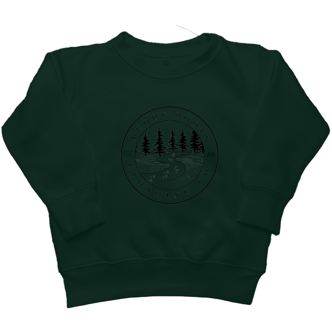 Muddy Trails Kids Crew Neck Sweatshirt