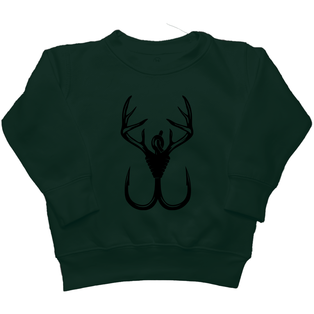 Antler Hook Kids Crew Neck Sweatshirt